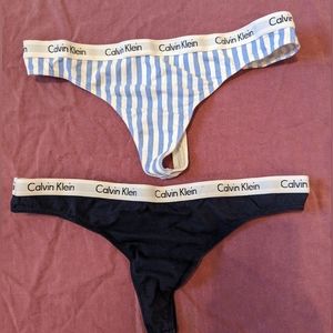 Calvin Klein Thongs - Size Medium - New without Tags